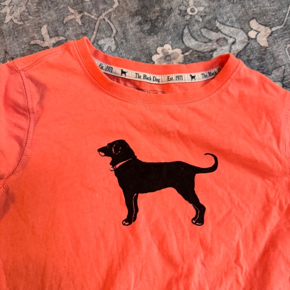 The Black Dog kids top short sleeve size XXS fits  10-12  100% cotton - Picture 6 of 7